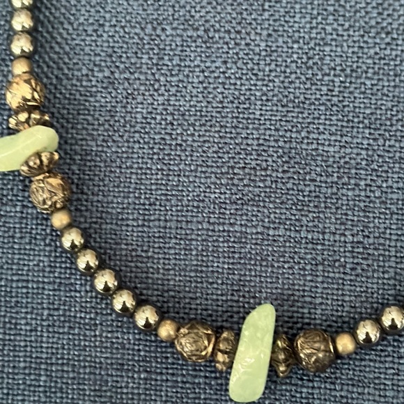 Necklace sterling silver with hematite beads vintage 19” - Picture 6 of 10